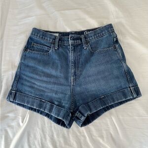 Women’s gap original high waisted denim jeans shorts 27